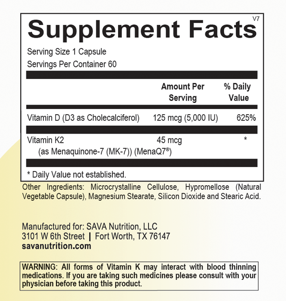 Vitamin D3/K2