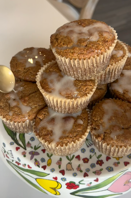Pumpkin Spice Protein Muffins made with SAVA Pumpkin Spice Protein