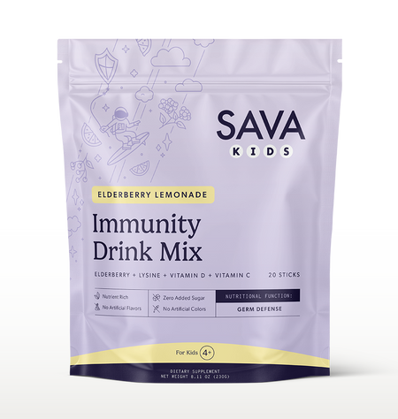 Kids Elderberry Lemonade Immunity Drink Mix
