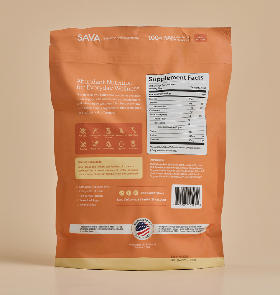 Peaches & Cream Protein Powder