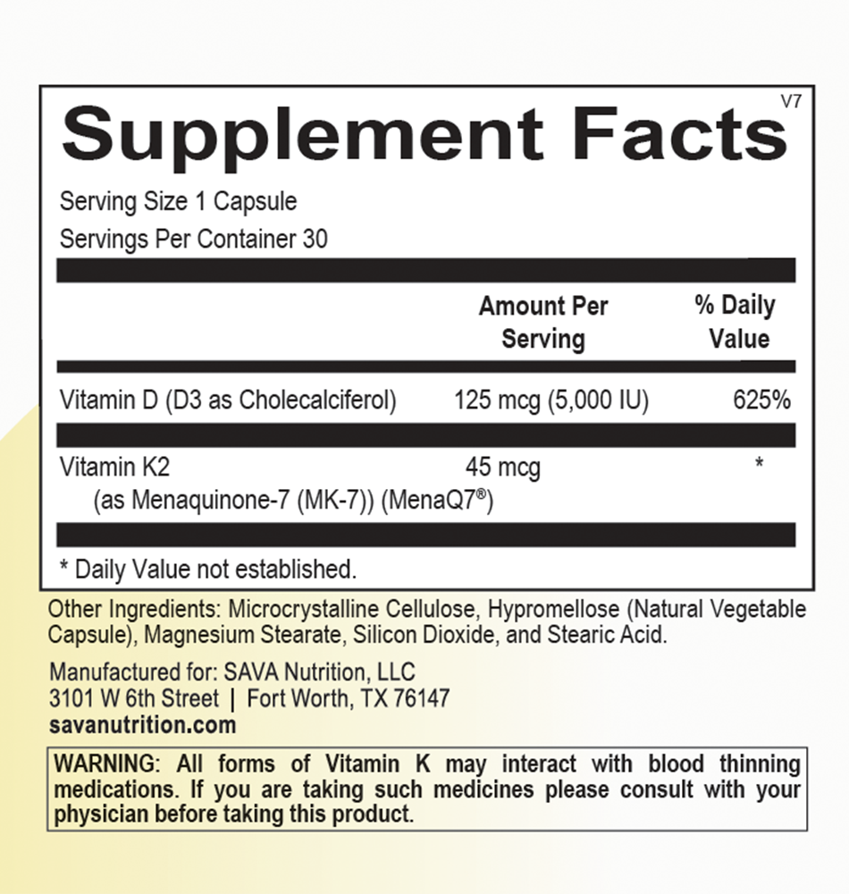 Vitamin D3/K2